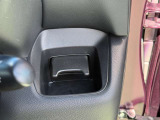 ドリンクホルダーがあるのはとっても便利!