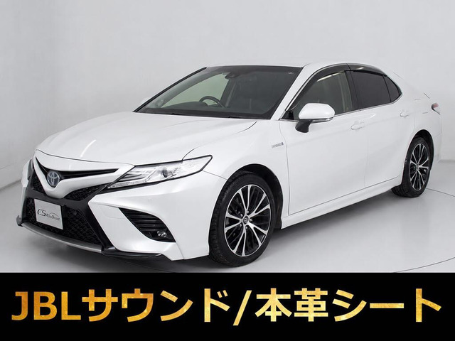 カムリ 2.5 WS レザーパッケージ E-Four 4WD JBLサウンド BSM セーフティセンス HUD