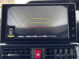 狭い駐車場や立体駐車場などもリアルに映るバックガイドモニター付でラクラク駐車♪