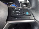 プロパイロットスイッチ!速度を設定するとアクセルを踏んでなくても走ります。高速道路等の運転に便利な機能です。