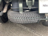 スペアータイヤは良好な状態です。