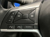 ステアリングスイッチ搭載!ハンドルひとつで手を離さなくても運転中視線をそらさなくても操作が出来て便利です♪