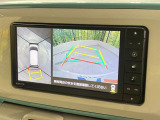 【全周囲カメラ】専用のカメラにより、上から見下ろしたような視点で360度クルマの周囲を確認することができます☆死角部分も確認しやすく、狭い場所での切り返しや駐車もスムーズに行えます。