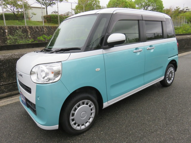 ムーヴキャンバス ストライプス X 4WD 両側電スラ フルセグナビ 自動ブレーキ