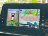 【アラウンドビューモニター】専用のカメラにより、上から見下ろしたような視点で360度クルマの周囲を確認することができます☆死角部分も確認しやすく、狭い場所での切り返しや駐車もスムーズに行えます。