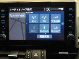 ディスプレイオーディオを装備。スマホとクルマをつなぐことで、これまでのナビに加えて、いろんなサービスが楽しめます。