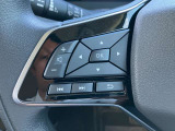 ハンドル左側 便利なナビの操作スイッチ。運転中でも、ハンドルから手を放さずに操作できるので、安全です!