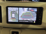 見えづらい車体後方部を映像で映し出してしっかりサポート!難しいバック駐車も安心です♪
