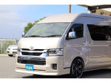【新型ハイエース/グランドキャビン/ガソリン2WD】10名乗車!FLEXカスタム充実♪