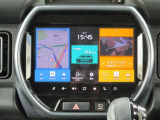 9インチの大画面を「ナビゲーション」「車両情報」「オーディオ」の3つの情報エリアに区分★様々な情報へタッチパネルで簡単アクセス!