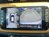 全周囲カメラの画像です、上から見下ろした画像で見やすいです。