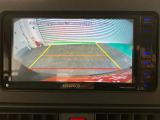 【バックモニター】ガイドライン表示機能付きバックカメラ装着車です。バックでの駐車時など後方の安全確認ができて安心安全です♪