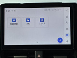 操作しやすいタッチディスプレイで、快適なドライブをサポート。音楽や情報を楽しむだけでなく、安全運転にも貢献します。
