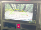 【バックカメラ】駐車時に後方がリアルタイム映像で確認できます。大型商業施設や立体駐車場での駐車時や、夜間のバック時に大活躍!運転スキルに関わらず、今や必須となった装備のひとつです!