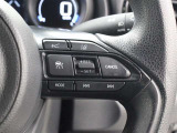 レーダークルーズコントロール使用時に、同一車線内中央を走行できるよう操舵を支援するレーントレーシングアシスト[LTA]が装着されています。