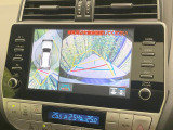 【パノラミックビューモニター】専用のカメラにより、上から見下ろしたような視点で360度クルマの周囲を確認することができます☆死角部分も確認しやすく、狭い場所での切り返しや駐車もスムーズに行えます。