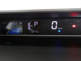 スッキリとした見やすいデザインのメーターです。