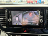 アラウンドビューカメラがバックでの駐車時はもちろんのこと、車両周辺も確認していただけます。