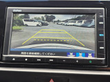 駐車時の安全確認をサポートするバックカメラも使用できます。