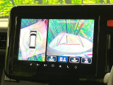 【全方位モニター用カメラ】専用のカメラにより、上から見下ろしたような視点で360度クルマの周囲を確認することができます☆死角部分も確認しやすく、狭い場所での切り返しや駐車もスムーズに行えます。
