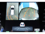 バックギアに入れるとバックカメラの映像がナビに映ります。障害物までの距離もわかりやすいです。