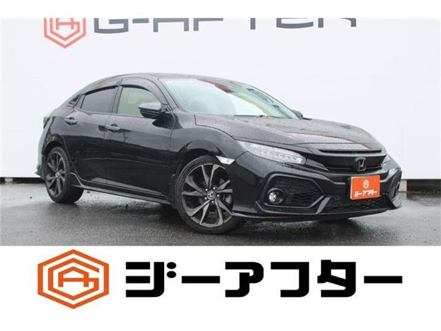 シビック 1.5 禁煙車 黒革シ-ト 純正ナビ フルセグTV