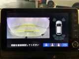 リアカメラ付で、後方をナビ画面で確認。車庫入れも安心です。もちろん、バックギアと連動しています。