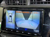 【フロントカメラ】運転席に座った状態で死角になりやすいクルマの前の様子まで確認でき安全ですね♪