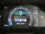 昼間でも夜間でも、くっきり見やすい、高質感メーターです。