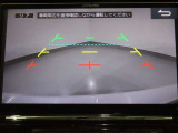 【バックモニター】後ろのカメラの映像がモニターに映し出されるので、後方の見えない死角や、障害物との距離などもしっかり安全確認することができます!