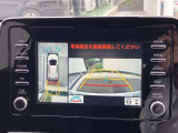 【全周囲モニター】フロント+サイド+バックにカメラが装着されています。車庫入れが苦手な方もこれがあれば安心ですね。