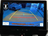 バックモニター装備!駐車時等に活躍♪ ガイドライン付きで、自信が無くても O.K♪ 一度体験すると、無くてはならないものですよ☆