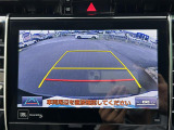 【バックモニター】後ろのカメラの映像がモニターに映し出されるので、後方の見えない死角や、障害物との距離感などもしっかり安全確認することができます!