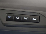 運転席のパワーシートは3名様分までメモリー機能付きです。