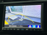 【バックカメラ】駐車時に後方がリアルタイム映像で確認できます。大型商業施設や立体駐車場での駐車時や、夜間のバック時に大活躍!運転スキルに関わらず、今や必須となった装備のひとつです!
