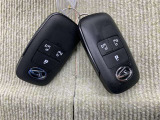 キーを取り出さずにドアを施錠&解錠。クルマの始動も可能です。
