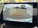 【 バックカメラ 】駐車が苦手な方でも映像で後方の安全確認もしっかり♪見えない死角の部分や距離感などモニター確認することが可能です!//