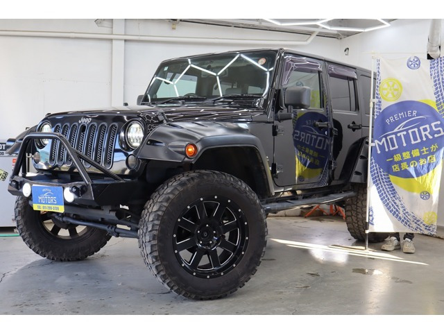 ラングラー アンリミテッド サハラ 4WD 自社分割/リフトアップ/社外バンパー/オー