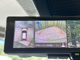 【アラウンドビューモニター】専用のカメラにより、上から見下ろしたような視点で360度クルマの周囲を確認することができます☆死角部分も確認しやすく、狭い場所での切り返しや駐車もスムーズに行えます。