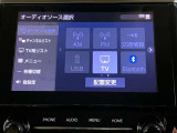 FM,AM、フルセグテレビ、メディアプレイヤーの接続、ブルートゥースオーディオなどが楽しめます。