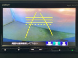 バックでの車庫入れも安心です!リアカメラが付いているバックモニター付のナビを装備しております。操作線もついており距離感も画面から確認できます。