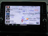 MM321D-Lナビ。9インチ大型画面で地図が見やすいです。