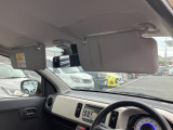 運転席と助手席にはサンバイザーを装備☆