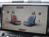 フロントシートヒーター&クーラーを装備。シート全体を素早く快適な温度にし、上質な移動空間を提供します。