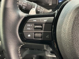 ステアリングにオーディオ操作スイッチが付いています。オーディオ画面に直接タッチしなくても操作が出来ますので、運転に集中できます。