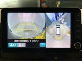 リアカメラ付で、後方をナビ画面で確認。車庫入れも安心です。もちろん、バックギアと連動しています。