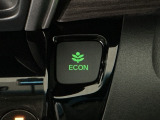 ★ECONスイッチ★ エコドライブを加速しよう!スイッチをONにすると、運転の仕方によるロスを抑え込み燃費をよくするようクルマが頑張ります(*^ー^*)燃費向上にチャレンジ♪
