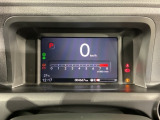 視認性の高いメーター回り。いろいろな情報も表示されます。