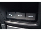 USB接続はもちろんのこと、HDMI入力端子も装備しております。外部機器と接続すれば視聴可能です。