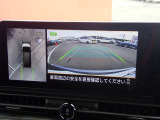 上からの視点で狭い駐車場への駐車などに役立つアラウンドビューモニターです♪